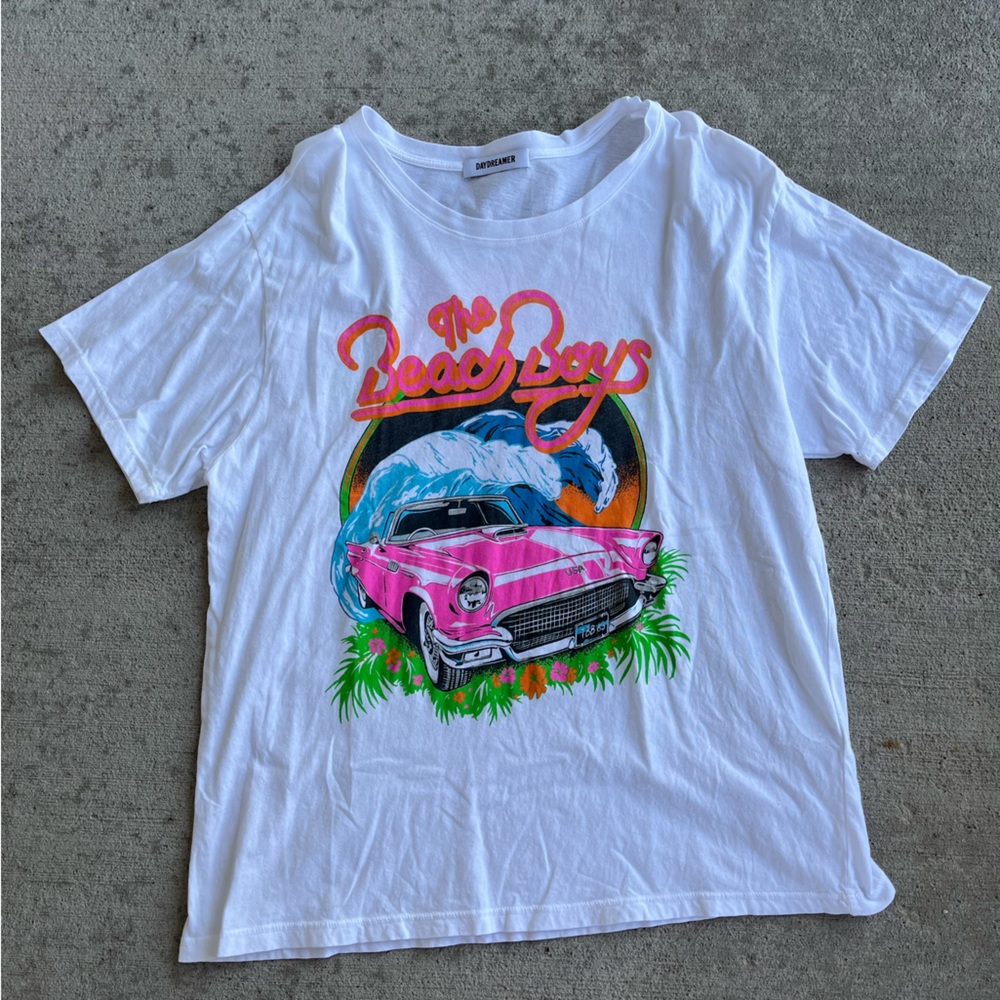 Daydreamer beach boys surf USA boyfriend tee t-shirt - Picture 4 of 6